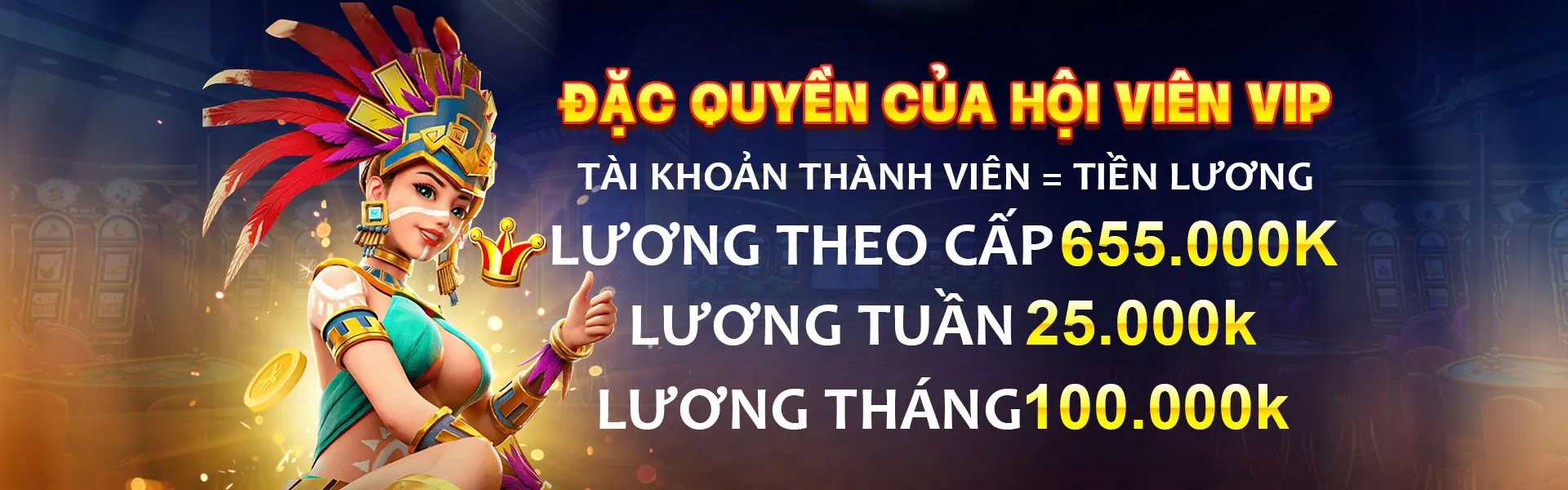 Chương trình VIP độc quyền của huebet win